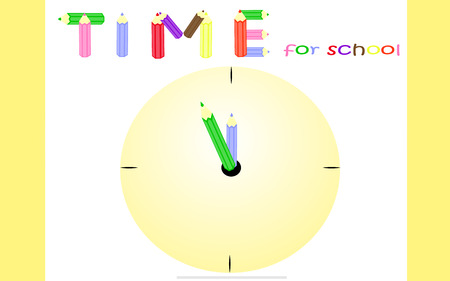 Time for schoolのイラスト素材