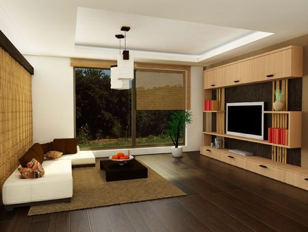 Design of a modern living-roomの写真素材