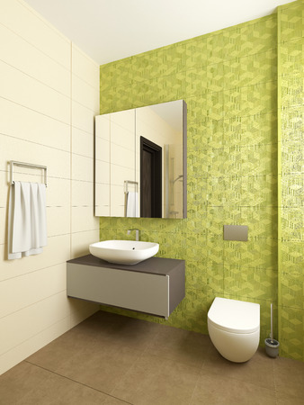 modern bathroomの写真素材