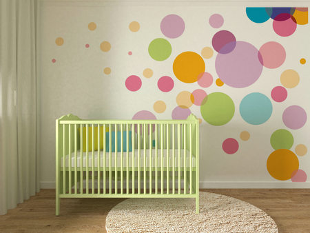 baby room interiorの写真素材