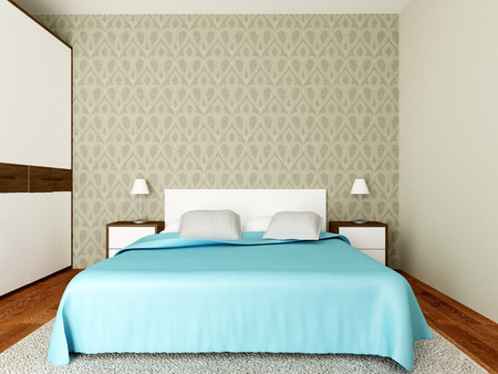modern bedroom interiorの写真素材