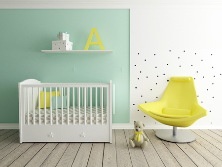 baby room, children roomの写真素材