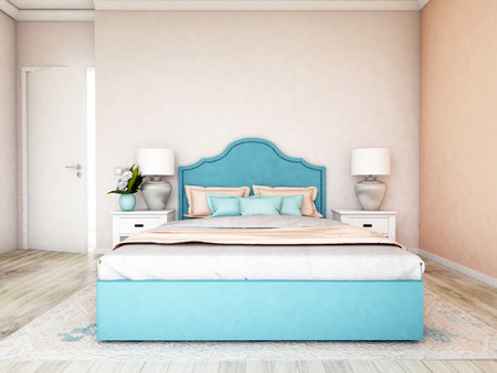 elegant bedroom interiorの写真素材