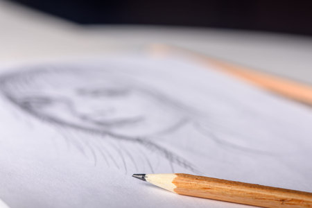 pencil in the picture