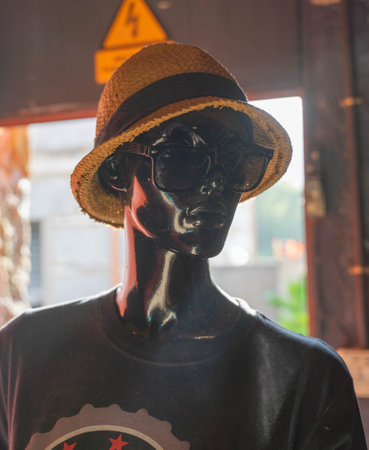 mannequin with hatの写真素材