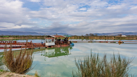 Sand Mining Machineの写真素材