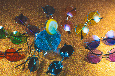 Colorful summer sunglasses