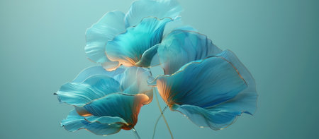 Abstract Floral Arrangement in Soft Colors. Generative AIの素材