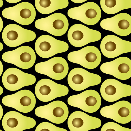 Seamless vector abstract gradient avocado pattern for textile, fabric, wrapping, craftの写真素材