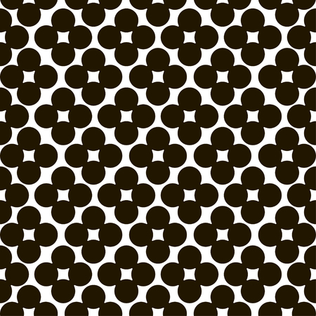 Abstract circles paper flowers vibrant seamless gradient black and white pattern for craft, wrapping, fabric, textileの写真素材