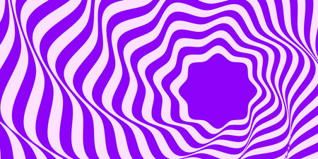 Optical art colorful background. Vibration, motion,optical  illusion in geometrical shapes. Abstract optical background.のイラスト素材