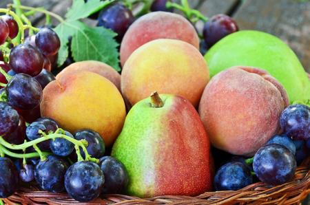 Mixed fresh fruitの写真素材