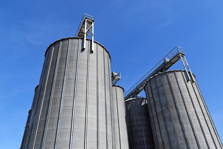 Silo in northern Serbiaの写真素材