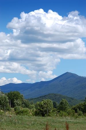 Wonderful vista in Croatian county Likaの写真素材