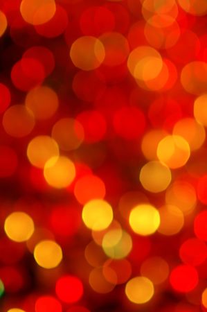 Circles of light - abstract Christmas decorationの写真素材