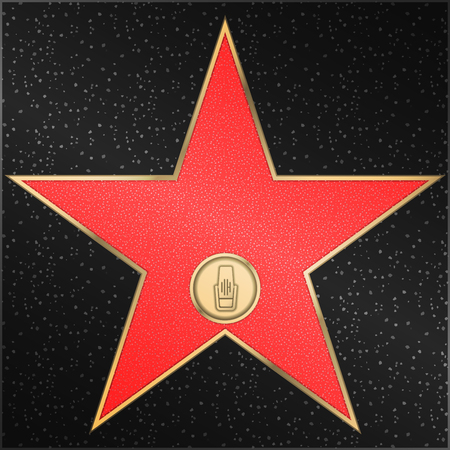 


Famous walk of fame - Star , radio, microphone, vectorのイラスト素材