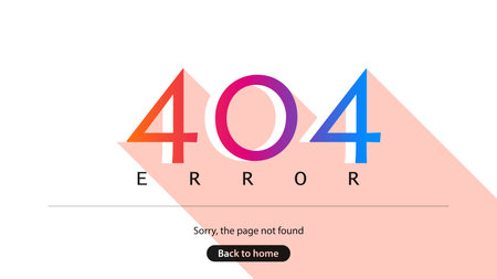 Error 404. Sorry, the page not found. Back to home.