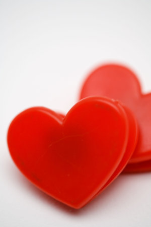 Red valentine hearts