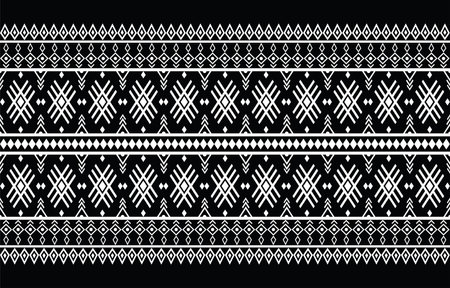 American fabric pattern design. Use geometry to create a fabric pattern. Design for textile industry, background, carpet,
wallpaper, clothing, Batik, and ethnic fabric. Black&Whiteのイラスト素材