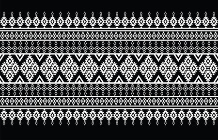 American fabric pattern design. Use geometry to create a fabric pattern. Design for textile industry, background, carpet,
wallpaper, clothing, Batik, and ethnic fabric. Black&Whiteのイラスト素材