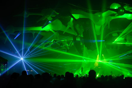 Dancing people in an party