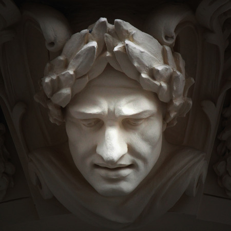God Zeus. The king of the gods the ruler of mount Olympus and the god of the sky and thunder.の写真素材