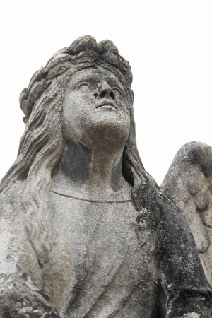 Figure of angel as a symbol of love, kindness, and sufferingの写真素材