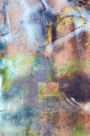 abstract colorful painted wallpaper textureの写真素材