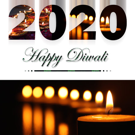 happy diwali wishing poster and background
