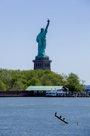 The statue of libertyのeditorial素材