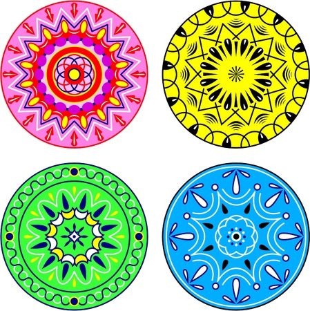 Circular patternsのイラスト素材