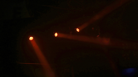 Moving lighting stage devices at the concert, showの写真素材