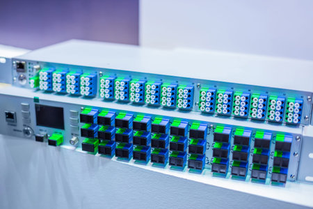 Optical amplifier for cable TV at broadcasting exhibition, trade show