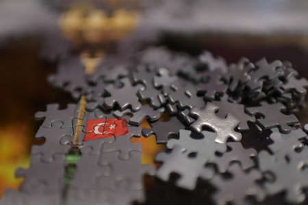 puzzle piecesの写真素材