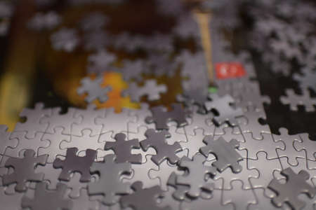 puzzle piecesの写真素材