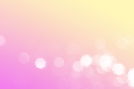 modern blurred bokeh on pastel color pink and yellow backgroundの写真素材