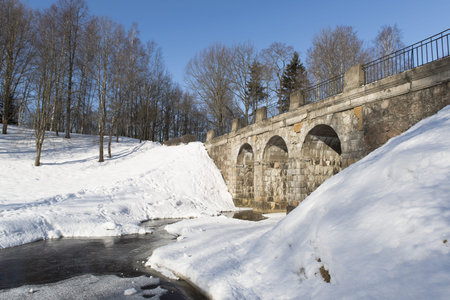 Winter park  Russiaの写真素材