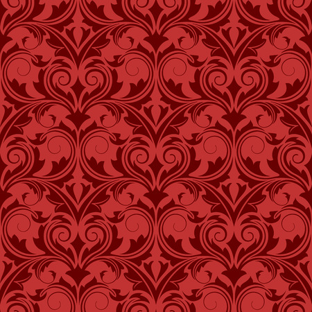 Red seamless wallpaperのイラスト素材
