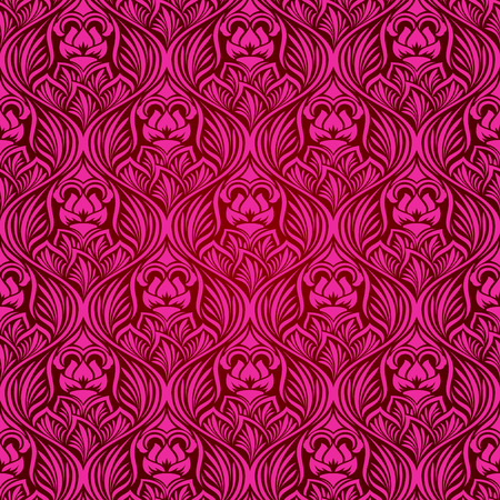 magenta seamless wallpaperのイラスト素材