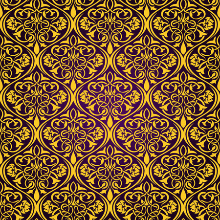 Violet Seamless wallpaperのイラスト素材