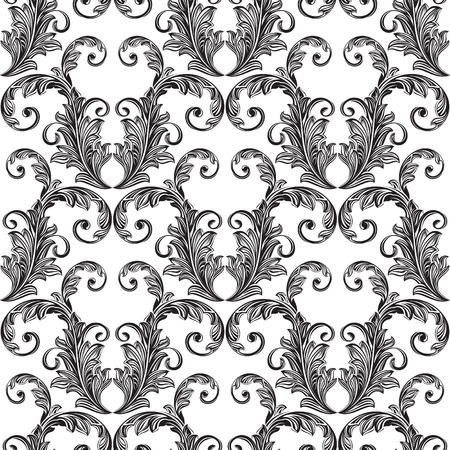 Black seamless wallpaperのイラスト素材