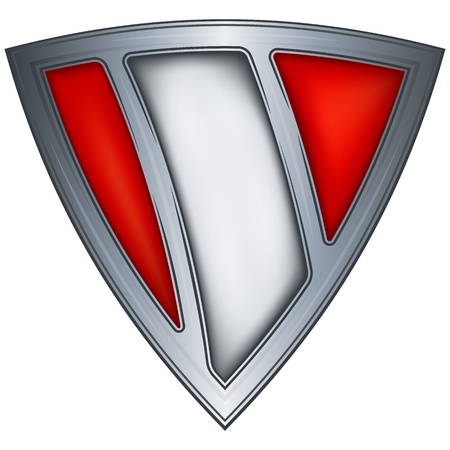 steel shield with flag peru のイラスト素材