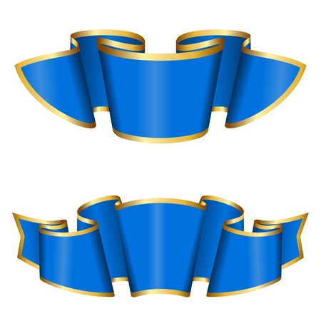 Blue ribbon collectionのイラスト素材