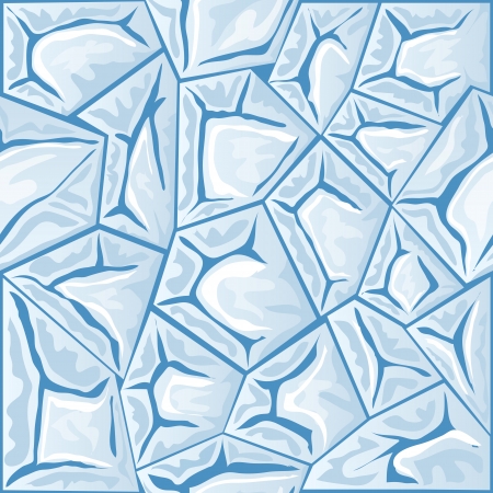 Vector illustration of blue ice seamless patternのイラスト素材