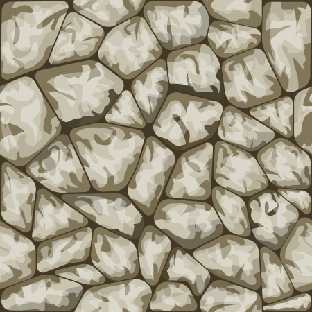 Vector illustration of brown stone seamless patternのイラスト素材