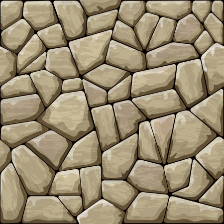 Vector illustration of brown stone seamless patternのイラスト素材