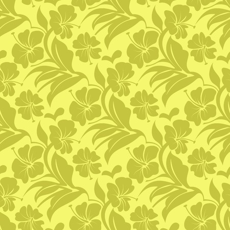Vector illustration of simple floral seamless patternのイラスト素材