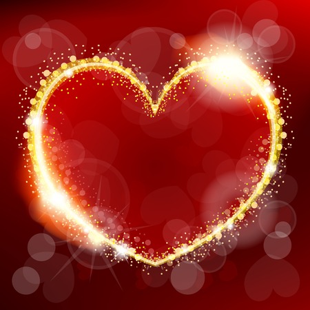 Vector illustration of abstract valentine day heartのイラスト素材