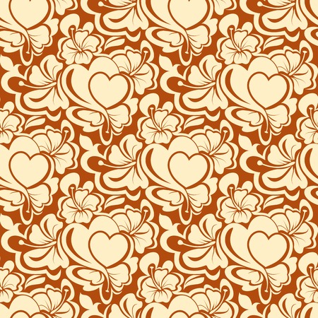 Vector illustration of valentine day seamless textureのイラスト素材
