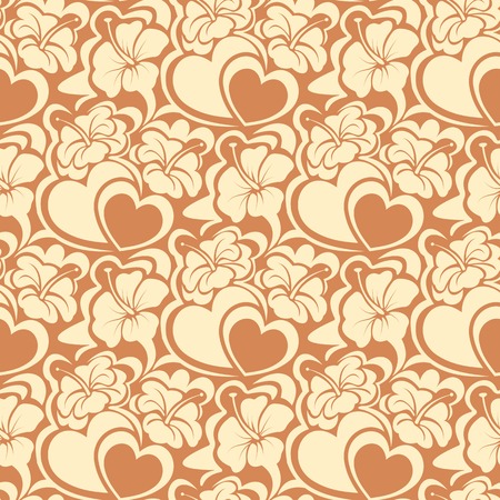 Vector illustration of valentine day seamless textureのイラスト素材